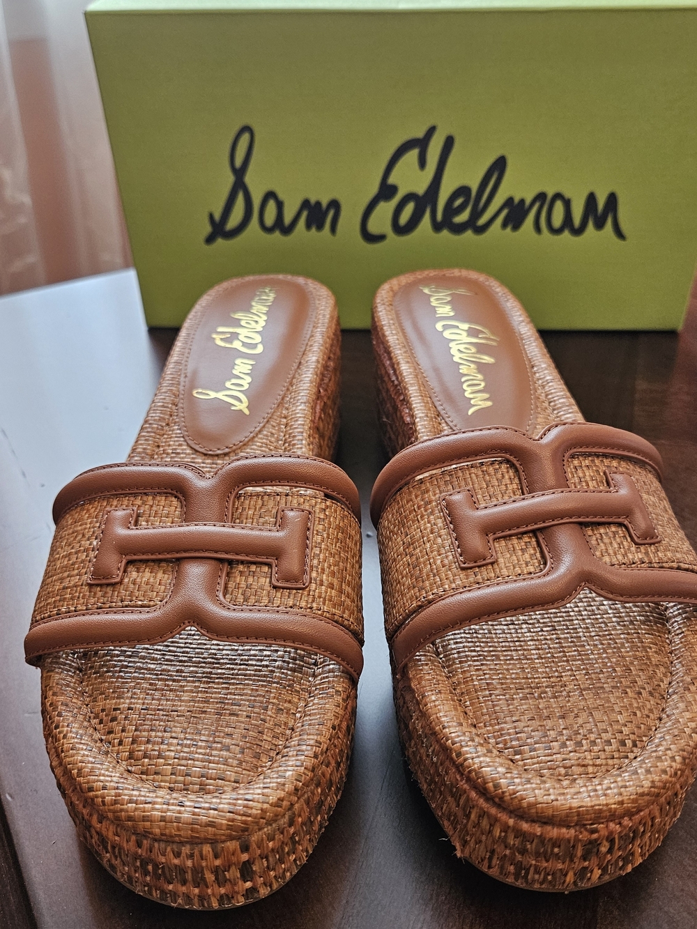 NIB Women's Sam Edelman Pauleena Slide Sandals Size 9.5M